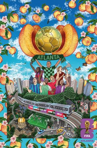 Trending - FIFA World Cup 2026 Atlanta Poster - Shop All FIFA World Cup